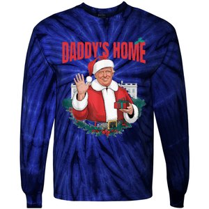 Santa Trump Christmas 2024 New President Tie-Dye Long Sleeve Shirt