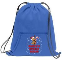 Speech Therapist Christmas Squad Slp Therapy Cute Reindeer Gift Sweatshirt Cinch Pack Bag