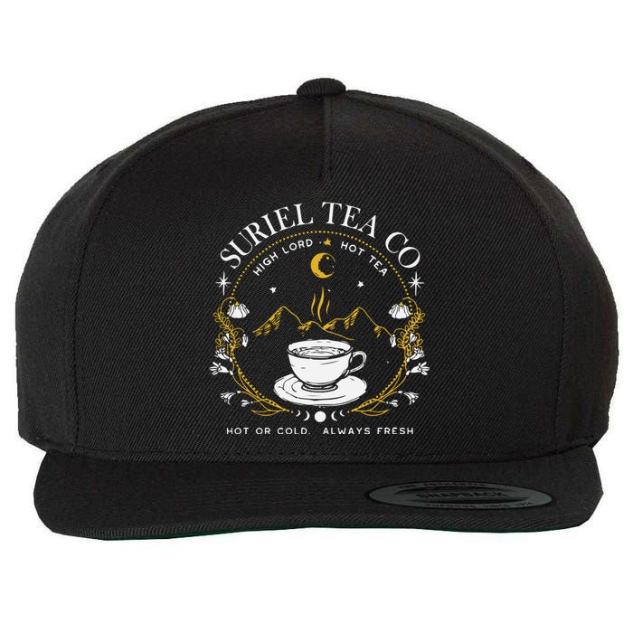 Suriel Tea Co Wool Snapback Cap