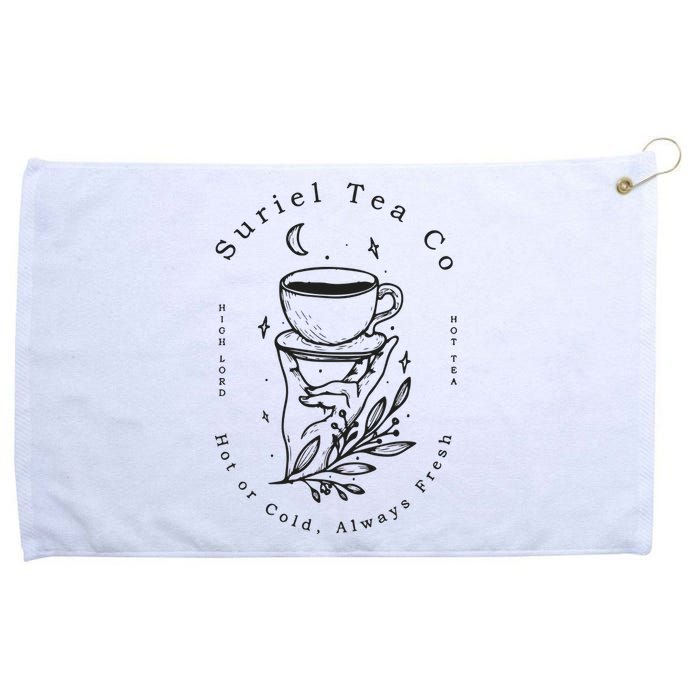 Suriel Tea Co Hot Or Cold Al Ways Fresh Grommeted Golf Towel