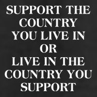 Support The Country You Live In Cool Comfort Performance Bucket Hat
