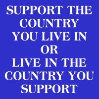 Support The Country You Live In Short Acrylic Beanie