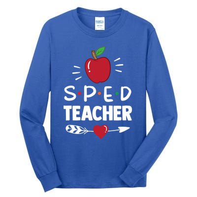 Sped Teacher Cute Awareness Special Education Cute Gift Tall Long Sleeve T-Shirt