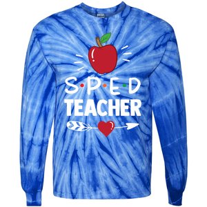 Sped Teacher Cute Awareness Special Education Cute Gift Tie-Dye Long Sleeve Shirt