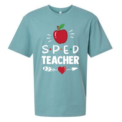 Sped Teacher Cute Awareness Special Education Cute Gift Sueded Cloud Jersey T-Shirt