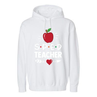 Sped Teacher Cute Awareness Special Education Cute Gift Garment-Dyed Fleece Hoodie