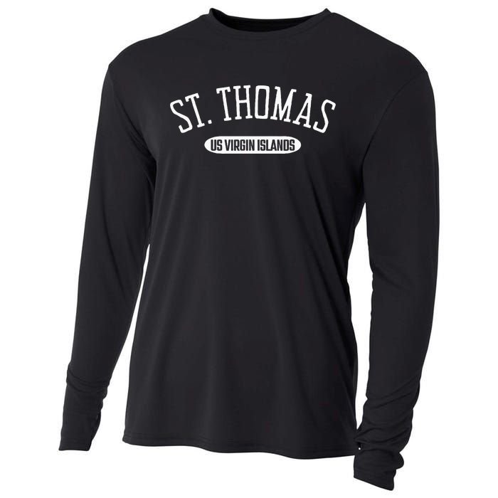 St Thomas Classic Style St Thomas Us Virgin Islands Cooling Performance Long Sleeve Crew