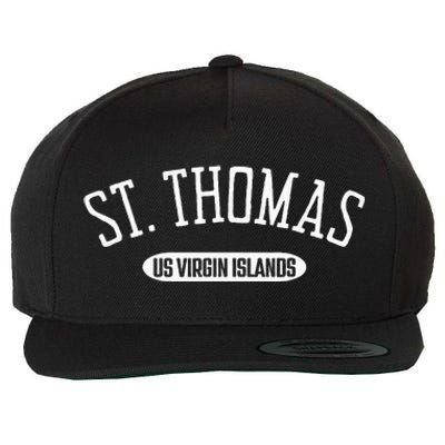 St Thomas Classic Style St Thomas Us Virgin Islands Wool Snapback Cap