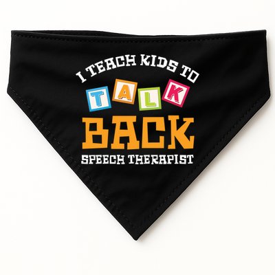 Speech Therapist Cute Pediatric Slp Gift USA-Made Doggie Bandana