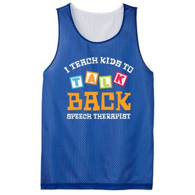 Speech Therapist Cute Pediatric Slp Gift Mesh Reversible Basketball Jersey Tank