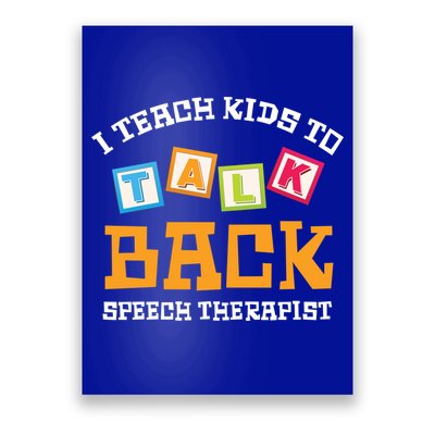 Speech Therapist Cute Pediatric Slp Gift Poster