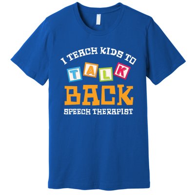 Speech Therapist Cute Pediatric Slp Gift Premium T-Shirt