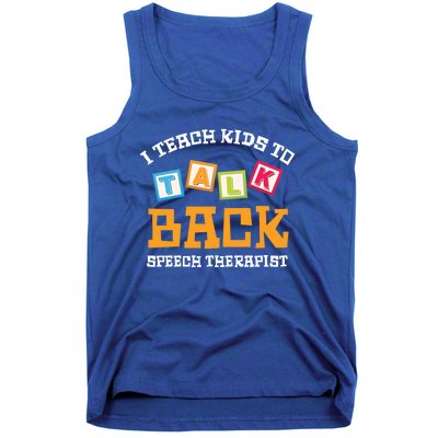 Speech Therapist Cute Pediatric Slp Gift Tank Top