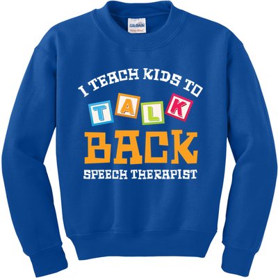 Speech Therapist Cute Pediatric Slp Gift Kids Sweatshirt