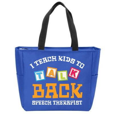 Speech Therapist Cute Pediatric Slp Gift Zip Tote Bag