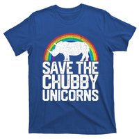 Save The Chubby Unicorns Rainbow Rhinoceros Rhino Gift T-Shirt