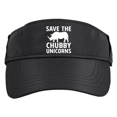 Save The Chubby Unicorns Funny Adult Drive Performance Visor