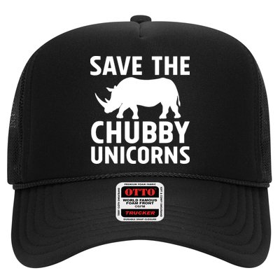 Save The Chubby Unicorns Funny Trucker Hat