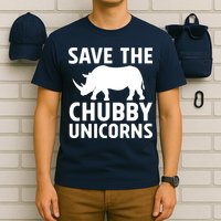 Save The Chubby Unicorns Funny T-Shirt