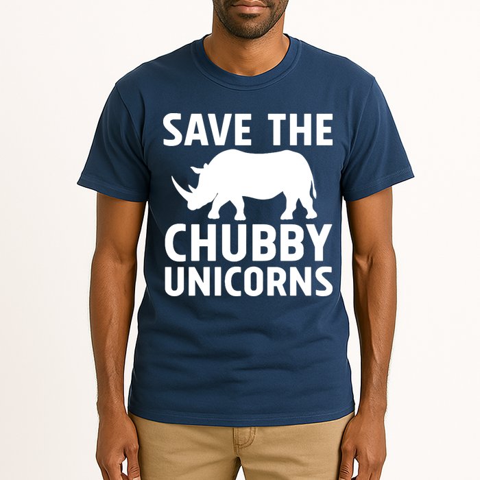 Save The Chubby Unicorns Funny Tall T-Shirt