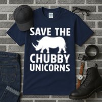 Save The Chubby Unicorns Funny Tall T-Shirt
