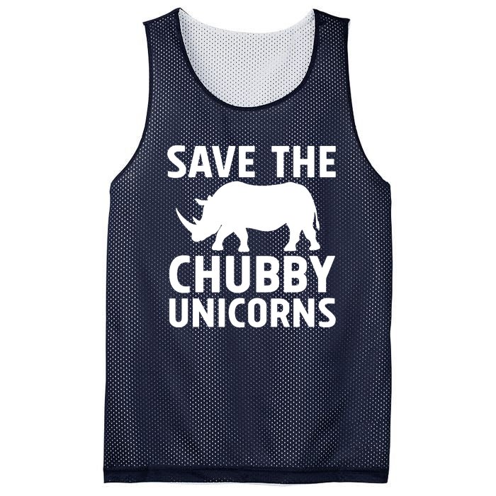 Save The Chubby Unicorns Funny Mesh Reversible Basketball Jersey Tank