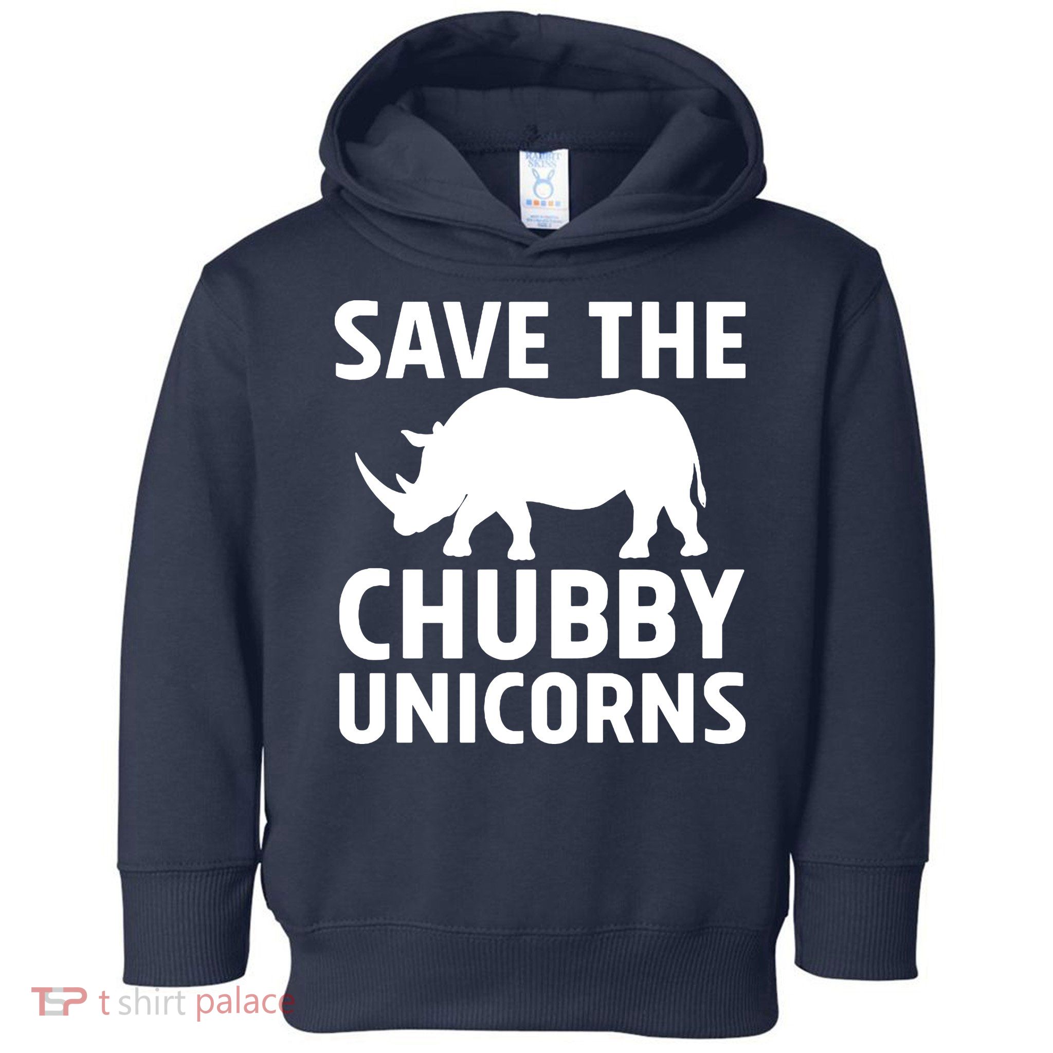 Save The Chubby Unicorns Funny Toddler Hoodie