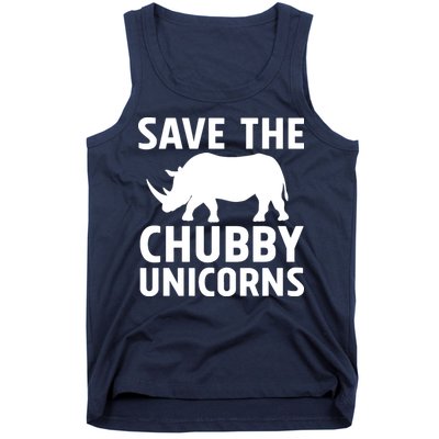 Save The Chubby Unicorns Funny Tank Top