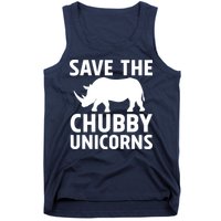 Save The Chubby Unicorns Funny Tank Top