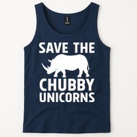 Save The Chubby Unicorns Funny Tank Top