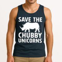 Save The Chubby Unicorns Funny Tank Top