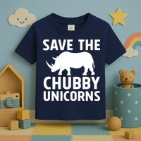 Save The Chubby Unicorns Funny Toddler T-Shirt