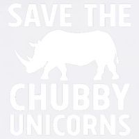 Save The Chubby Unicorns Funny Garment-Dyed Sweatshirt