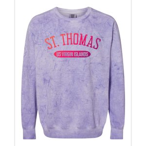 St Thomas Cool Gift Classic Style St Thomas Us Virgin Islands Gift Colorblast Crewneck Sweatshirt