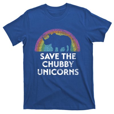 Save The Chubby Unicorns With Rainbow Gift T-Shirt