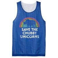 Save The Chubby Unicorns With Rainbow Gift Mesh Reversible Basketball Jersey Tank