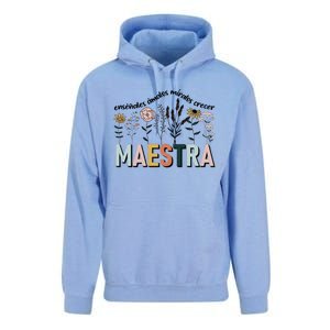 Spanish Teacher Cultivando Bilingues Maestra Language Teacher Unisex Surf Hoodie