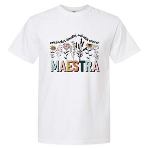 Spanish Teacher Cultivando Bilingues Maestra Language Teacher Garment-Dyed Heavyweight T-Shirt