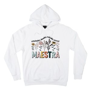 Spanish Teacher Cultivando Bilingues Maestra Language Teacher Hoodie