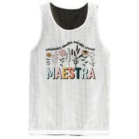 Spanish Teacher Cultivando Bilingues Maestra Language Teacher Mesh Reversible Basketball Jersey Tank