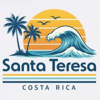 Santa Teresa Costa Rica Retro Wave Cooling Performance Crew T-Shirt