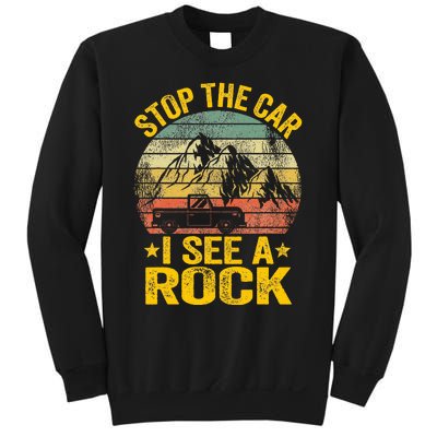 Stop The Car I See A Rock Collector Geology Funny Geologist Sweatshirt