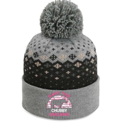 Save The Chubby Unicorns Gift The Baniff Cuffed Pom Beanie