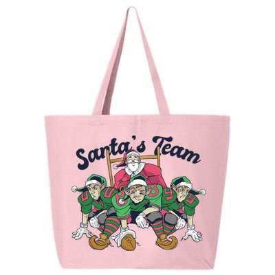 Santas Team Christmas Football Elf Team 25L Jumbo Tote