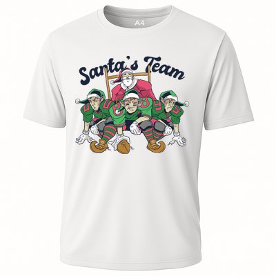 Santas Team Christmas Football Elf Team Performance Shirt