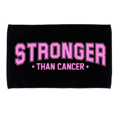 Stronger Than Cancer Breast Cancer Awareness Microfiber Hand Towel