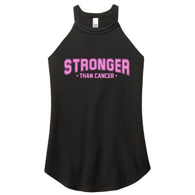 Stronger Than Cancer Breast Cancer Awareness Women's Perfect Tri Rocker Tank