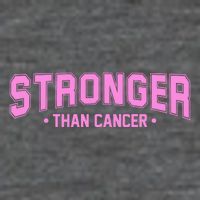 Stronger Than Cancer Breast Cancer Awareness V-Neck T-Shirt