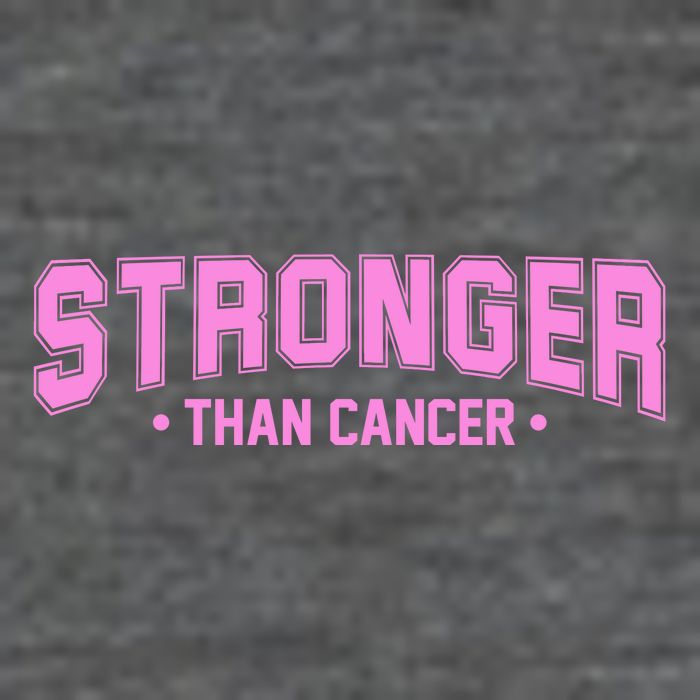 Stronger Than Cancer Breast Cancer Awareness V-Neck T-Shirt