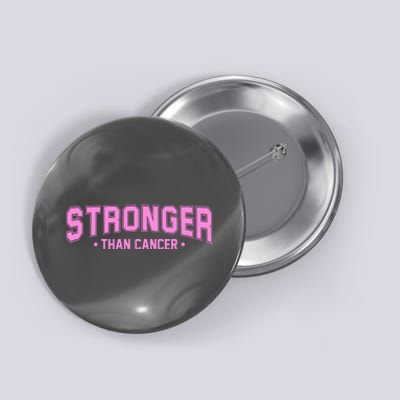 Stronger Than Cancer Breast Cancer Awareness Button